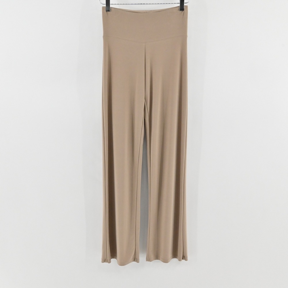 Last Tango Wide Leg Pants Womens Size S‎ Tan Pull On Palazzo Stretch Comfort